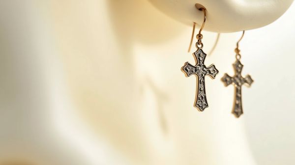 Boucles d'oreilles croix femme : un symbole d'élégance intemporelle