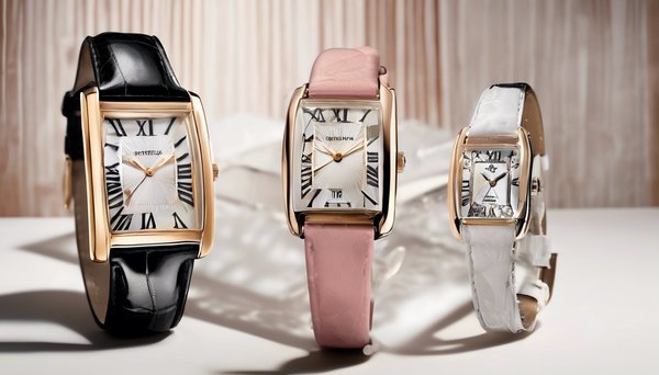 Découvrez l'élégance des montres rectangulaires pour femmes.